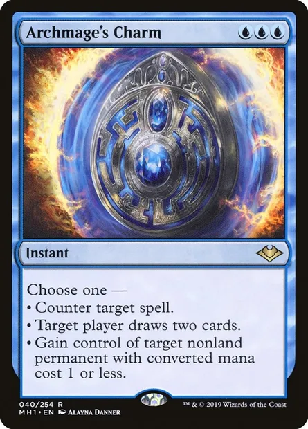 Archmage's Charm, Magic card MH1 40 — Modern Horizons set