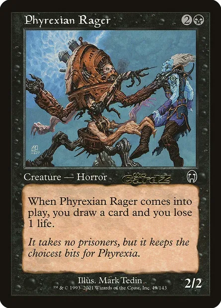 Phyrexian Rager, Magic card PMEI 2000-5 — Media and Collaboration Promos set