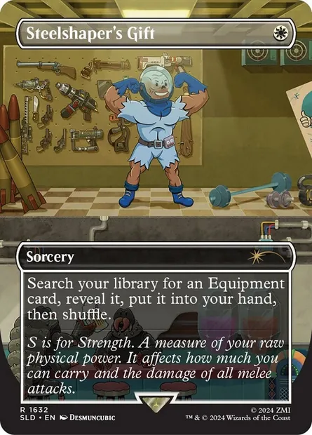 Don du forge-acier, carte Magic SLD 1632 — extension Secret Lair Drop