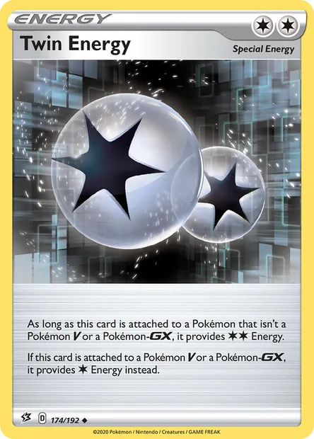 Twin Energy, Pokémon card RCL 174 — Rebel Clash set