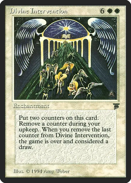 Divine Intervention, carte Magic LEG 8 — extension Legends