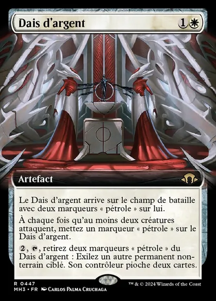 Dais d'argent, carte Magic MH3 447 — extension Modern Horizons 3