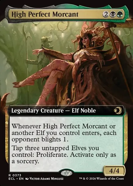 High Perfect Morcant, Magic card ECL 373 — Lorwyn Eclipsed set