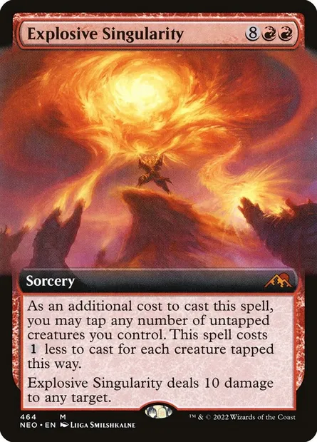 Explosive Singularity, Magic card NEO 464 — Kamigawa: Neon Dynasty set