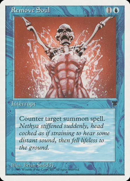 Retrait d'âme, carte Magic CHR 25 — extension Chronicles