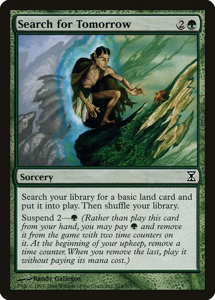 Search for Tomorrow, Magic card TSP 216 — Time Spiral set