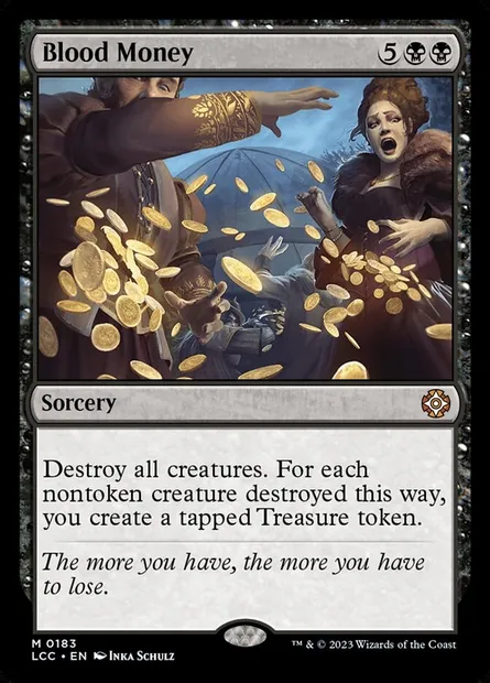 Blood Money, Magic card LCC 183 — The Lost Caverns of Ixalan Commander set