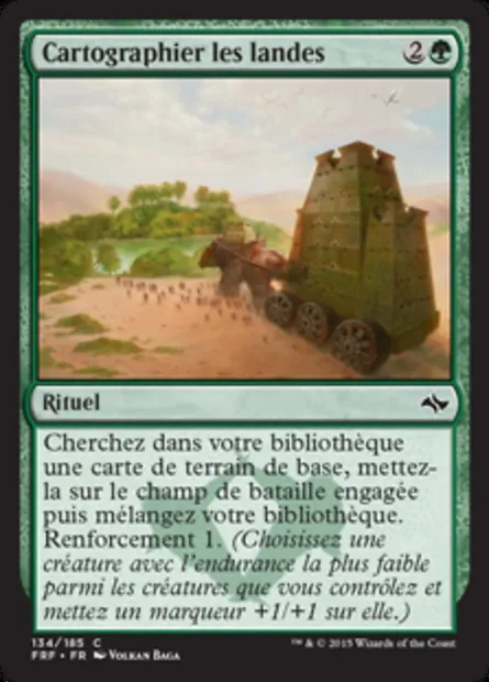 Cartographier les landes, carte Magic FRF 134 — extension Destin reforgé