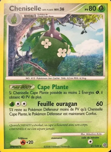 Cheniselle Cape Plante, carte Pokémon SW 41 — extension Merveilles Secrètes