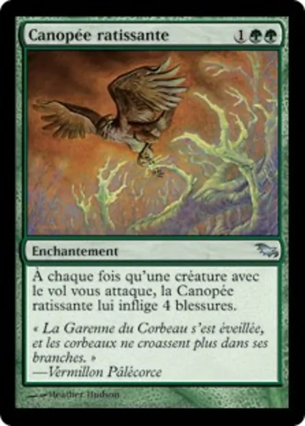 Canopée ratissante, carte Magic SHM 127 — extension Sombrelande