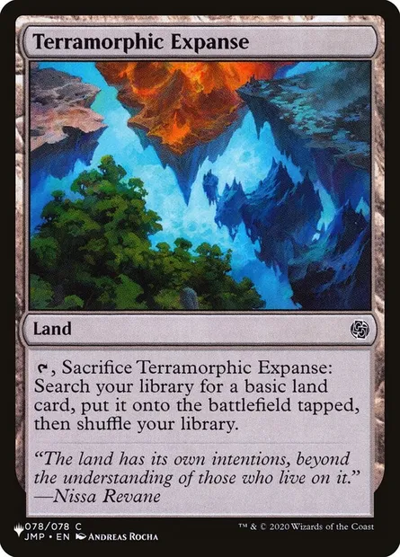 Terramorphic Expanse, Magic card PLST JMP-78 — The List set