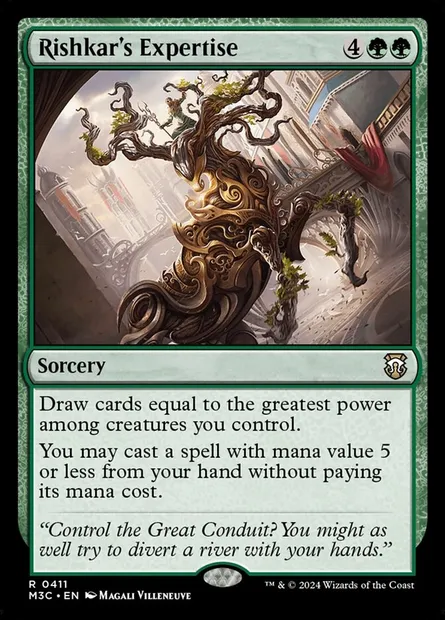 Rishkar's Expertise, Magic card M3C 411 — Modern Horizons 3 Commander set