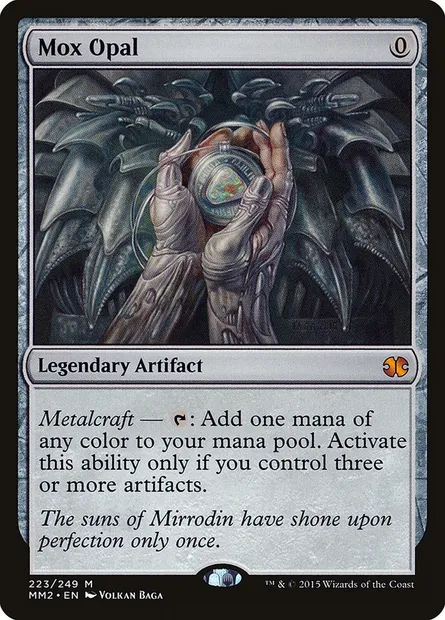 Mox Opal, Magic card MM2 223 — Modern Masters 2015 set