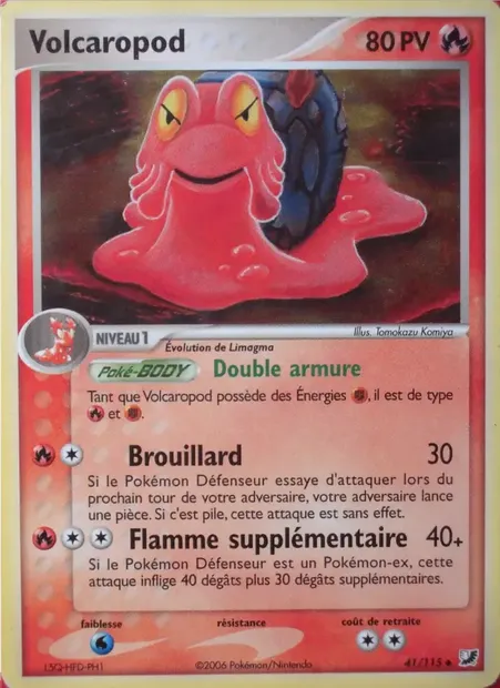 Volcaropod, carte Pokémon UF 41 — extension EX Forces Cachées