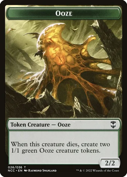 Ooze, Magic card TNCC 26 — New Capenna Commander Tokens set