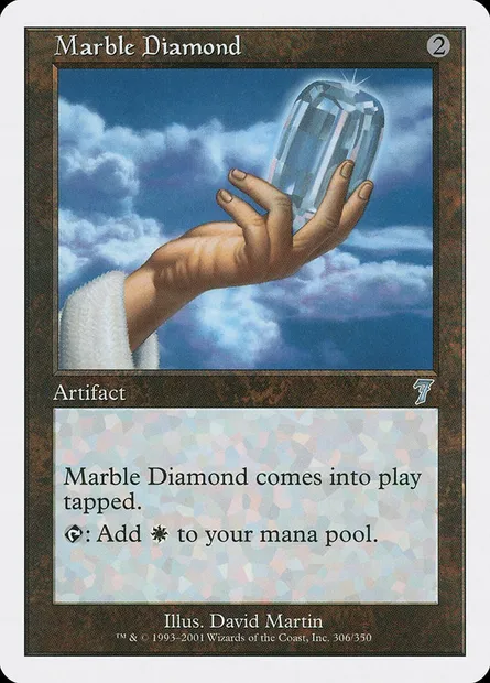 Marble Diamond, Magic card 7ED 306 — Seventh Edition set