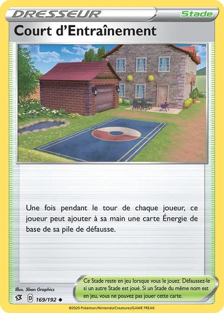 Court d'Entraînement, carte Pokémon RCL 169 — extension Clash des Rebelles