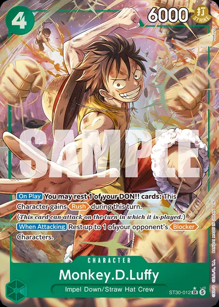 Monkey.D.Luffy, One Piece card ST30-012 — Luffy & Ace set