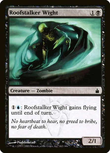 Roofstalker Wight, Magic card RAV 102 — Ravnica: City of Guilds set