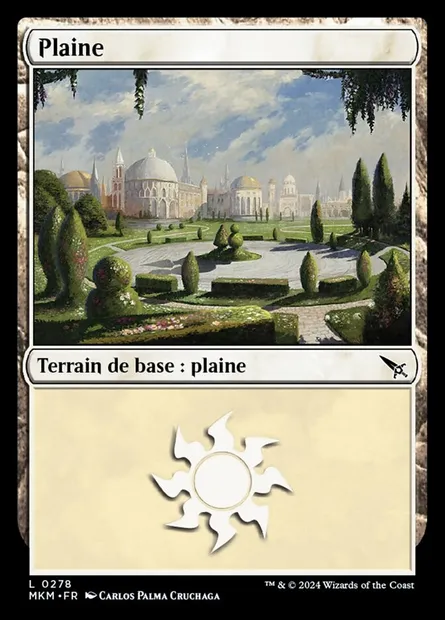 Plaine, carte Magic MKM 278 — extension Murders at Karlov Manor