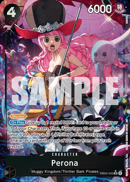 Perona, One Piece card EB03-045 — ONE PIECE HEROINES EDITION set