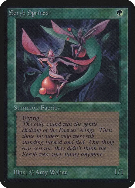 Scryb Sprites, Magic card LEA 215 — Limited Edition Alpha set