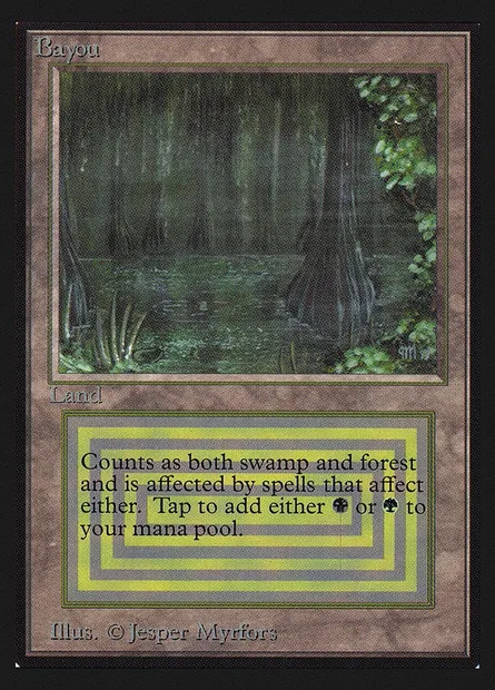Bayou, Magic card CED 279 — Collectors' Edition set