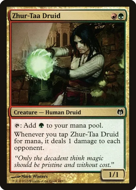Zhur-Taa Druid, Magic card DDL 48 — Duel Decks: Heroes vs. Monsters set