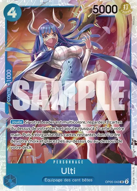 Ulti, carte One Piece OP05-043 — extension AWAKENING OF THE NEW ERA