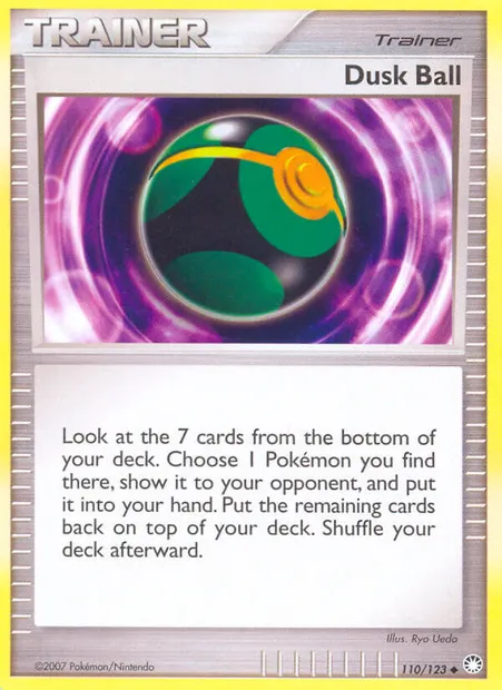 Dusk Ball, Pokémon card MT 110 — Mysterious Treasures set