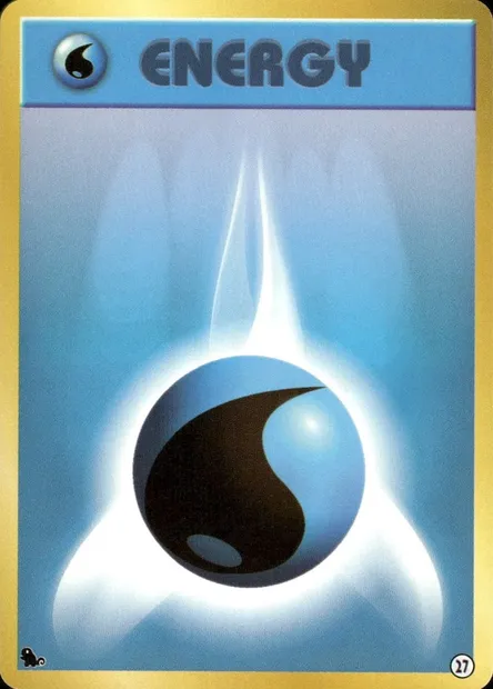 Water Energy, Pokémon card IPSQT 027 — Intro Pack Squirtle set