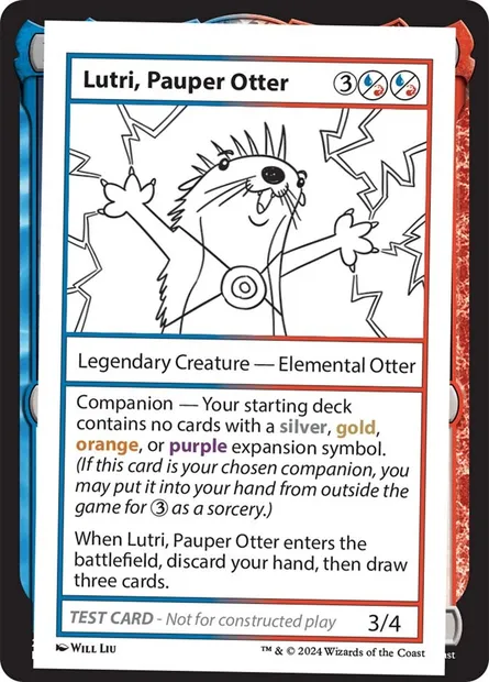 Lutri, Pauper Otter, Magic card MB2 597 — Mystery Booster 2 set
