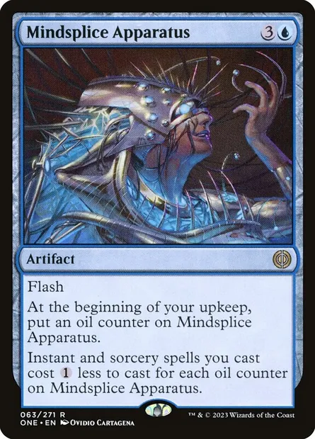 Mindsplice Apparatus, Magic card ONE 63 — Phyrexia: All Will Be One set
