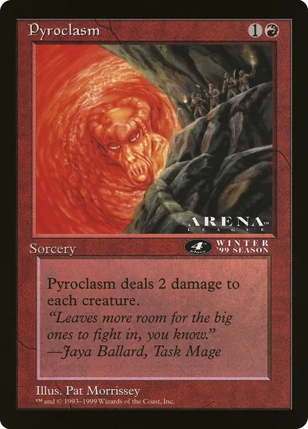 Pyroclasm, Magic card OLEP 66 — Oversized League Prizes set