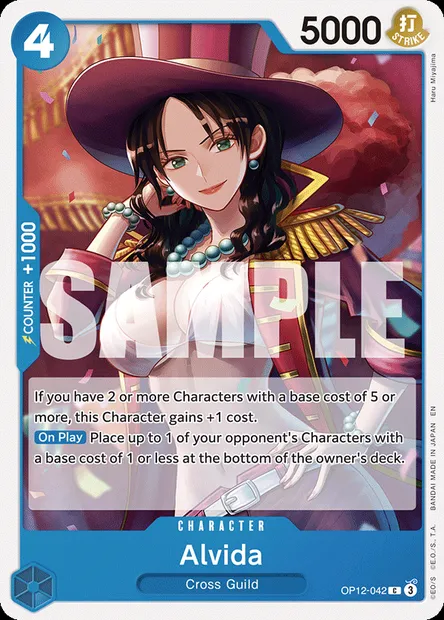 Alvida, One Piece card OP12-042 — LEGACY OF THE MASTER set