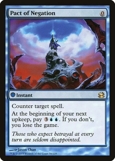 Pacte de négation, carte Magic MMA 56 — extension Modern Masters