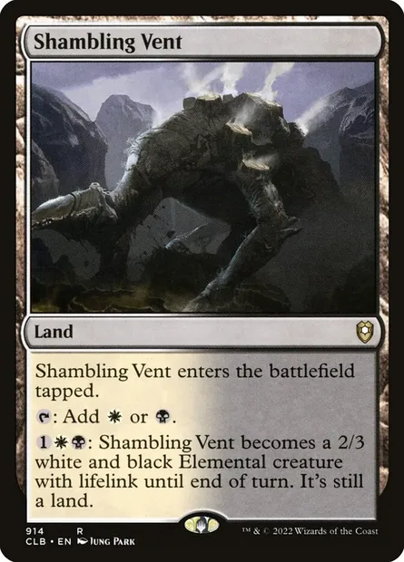 Shambling Vent, Magic card CLB 914 — Commander Legends: Battle for Baldur's Gate set