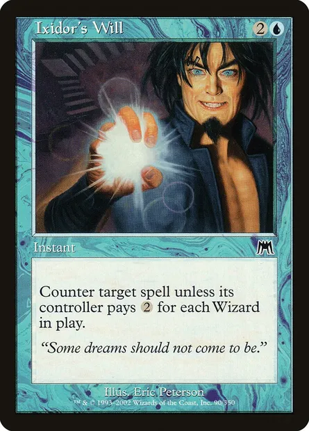 Ixidor's Will, Magic card ONS 90 — Onslaught set