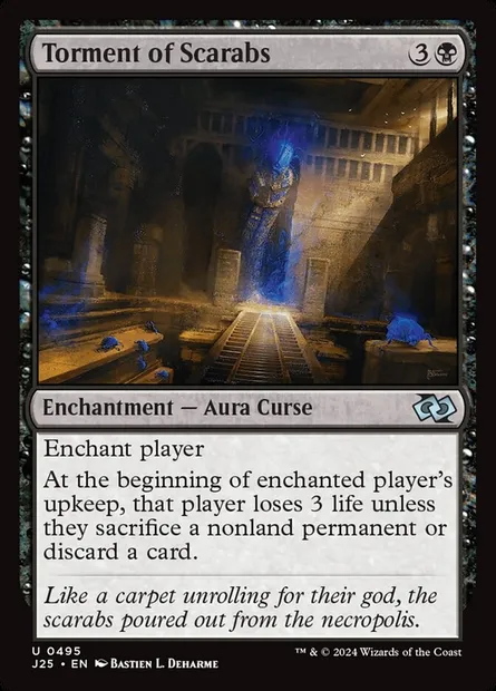 Torment of Scarabs, Magic card J25 495 — Foundations Jumpstart set