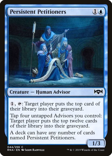 Persistent Petitioners, Magic card RNA 44 — Ravnica Allegiance set