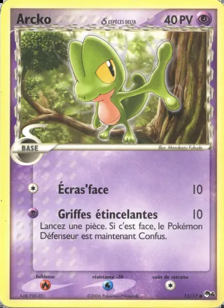 Arcko δ, carte Pokémon P4 15 — extension POP Série 4