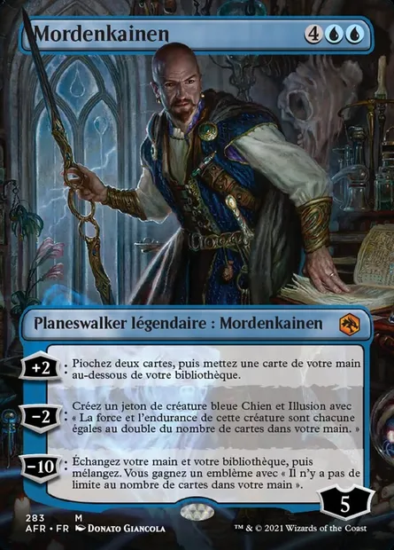 Mordenkainen, carte Magic AFR 283 — extension Forgotten Realms: Aventures dans les Royaumes Oubliés