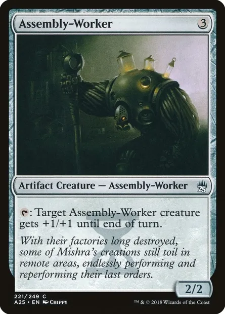 Assembly-Worker, Magic card A25 221 — Masters 25 set