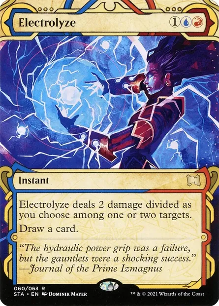 Electrolyze, Magic card STA 60 — Strixhaven Mystical Archive set
