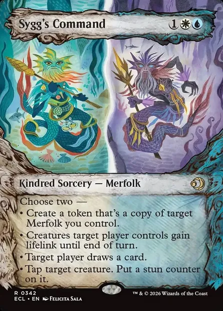 Sygg's Command, Magic card ECL 342 — Lorwyn Eclipsed set