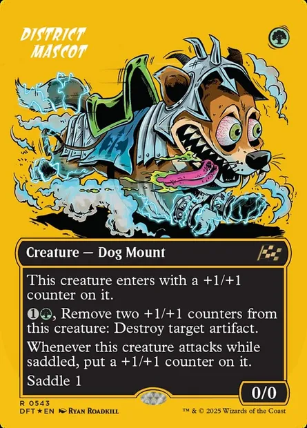 District Mascot, Magic card DFT 543 — Aetherdrift set