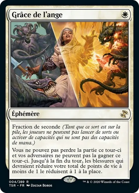 Grâce de l'ange, carte Magic TSR 4 — extension Spirale Temporelle Remastered
