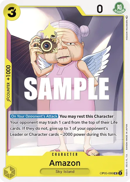 Amazon, carte One Piece OP05-099 — extension AWAKENING OF THE NEW ERA
