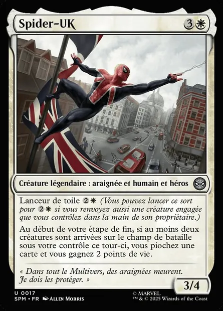 Spider-UK, carte Magic SPM 17 — extension Marvel's Spider-Man