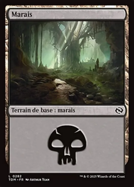Marais, carte Magic TDM 282 — extension Tarkir: Dragonstorm